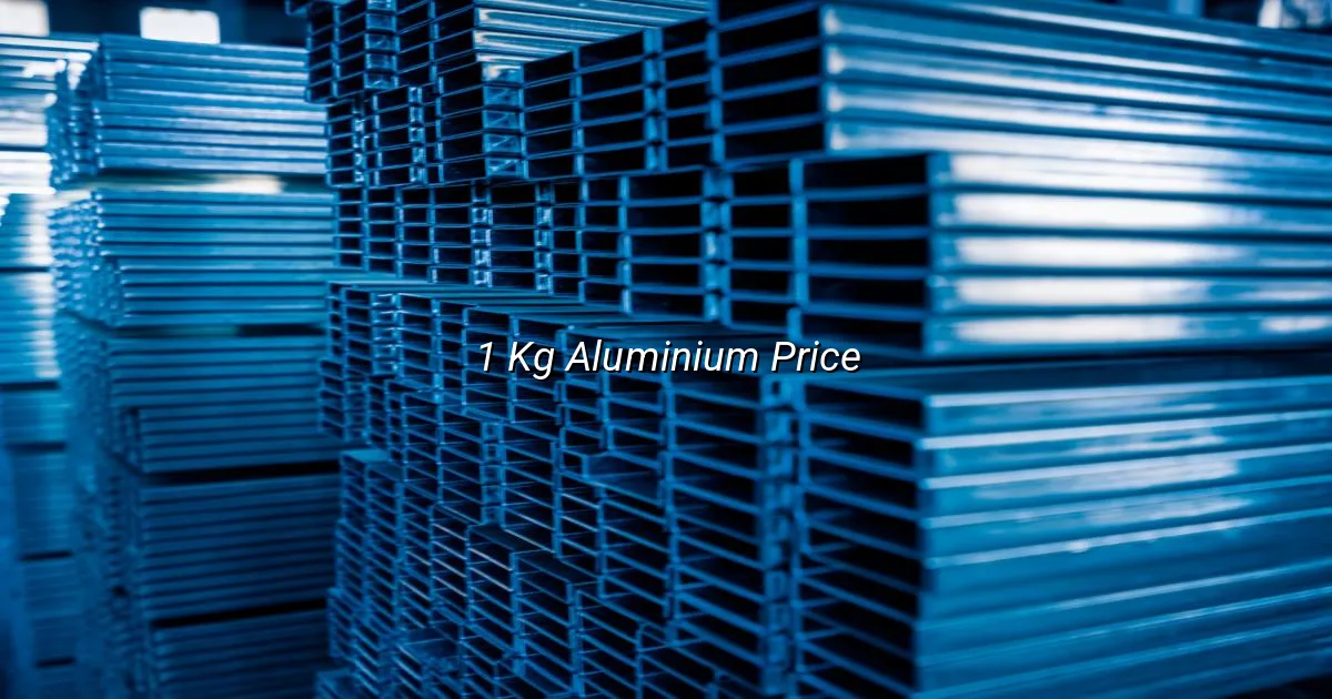 1 kg aluminium price in India with aluminium ingots and live market rate context