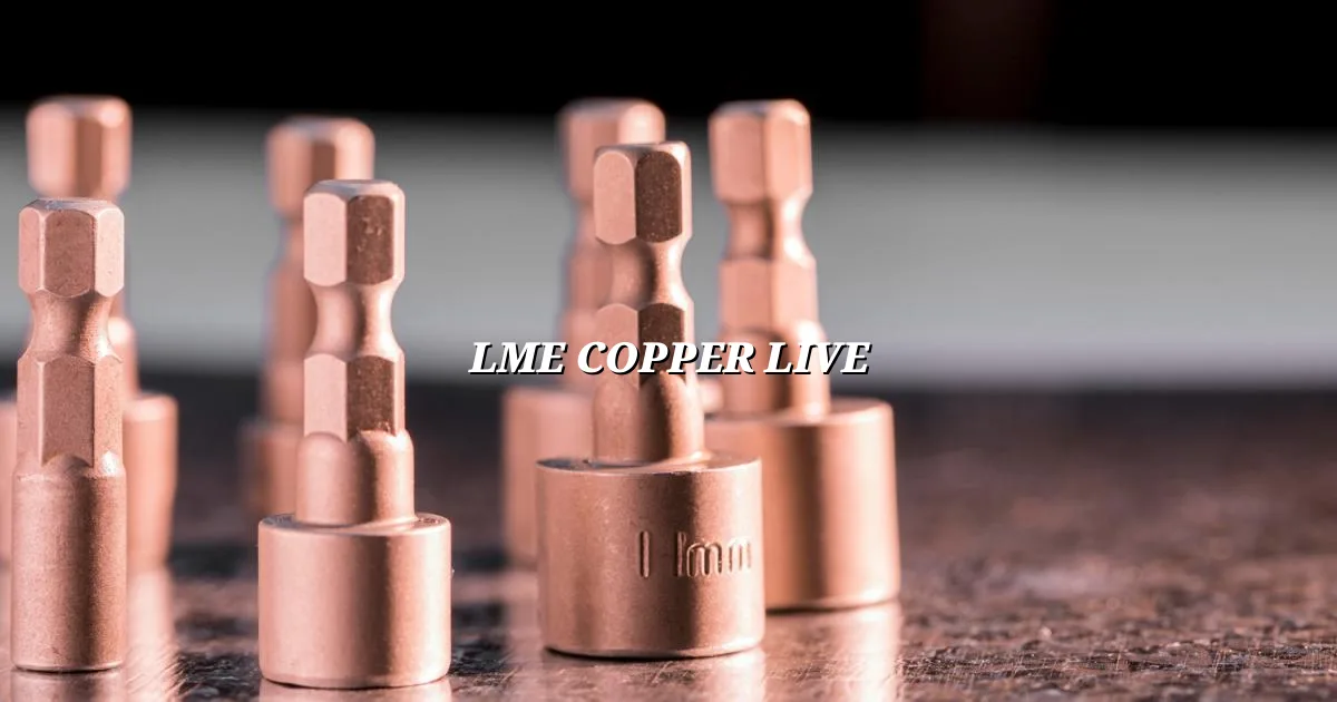 LME copper live rate in India with copper wire coils and market price context