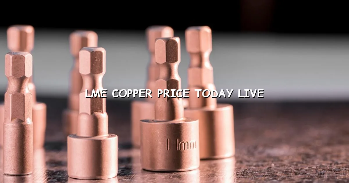 LME copper price today live in India with copper wire coils and cathode market context