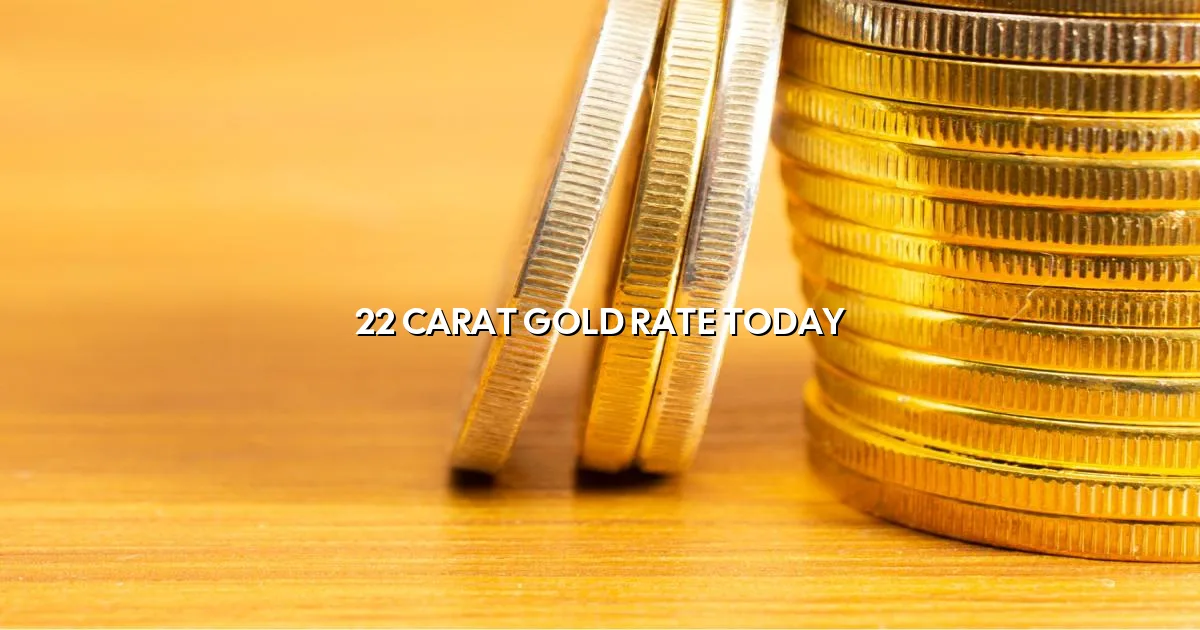 22 carat gold rate today in India with 916 gold price per gram