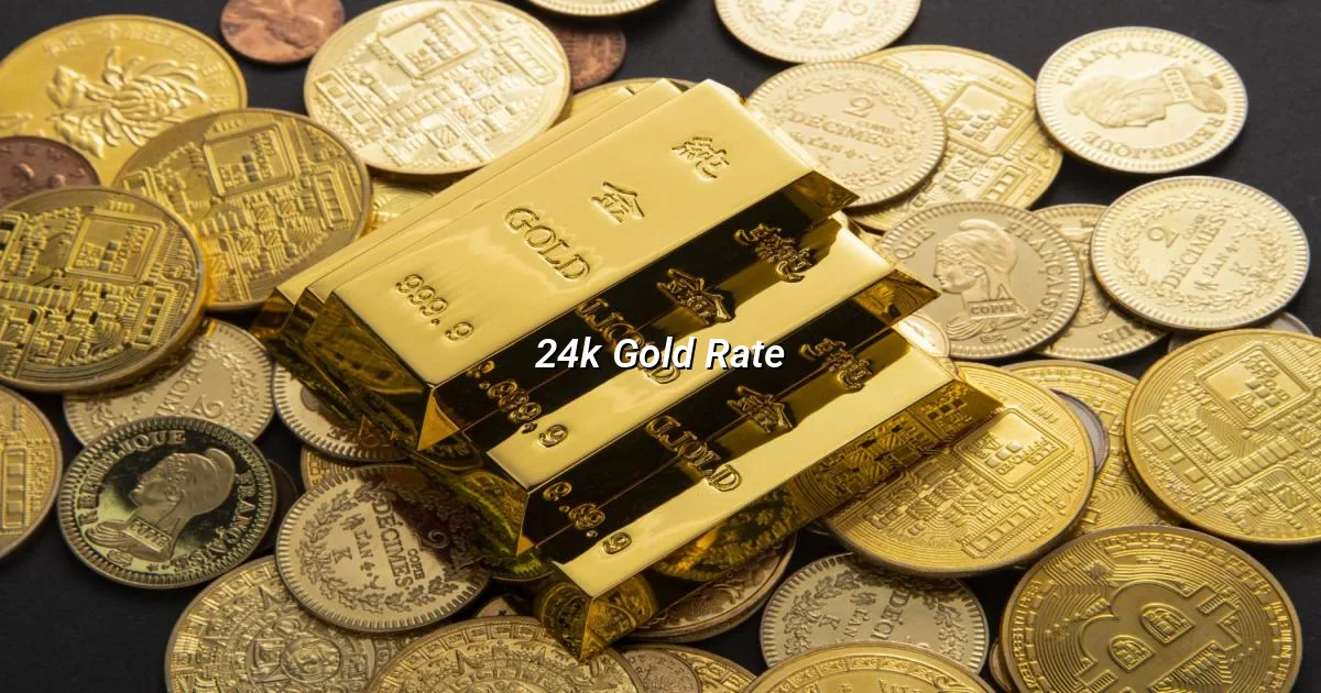 24K gold rate in India per gram with live market pricing