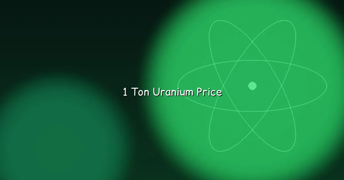 One ton uranium price — metric tonne, short ton and long ton values