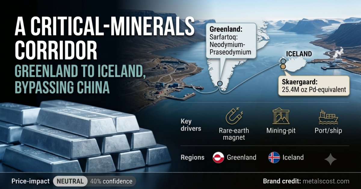 A Greenland Mining Company Is Building a Rare-Earth and Precious-Metals Supply Route That Bypasses China